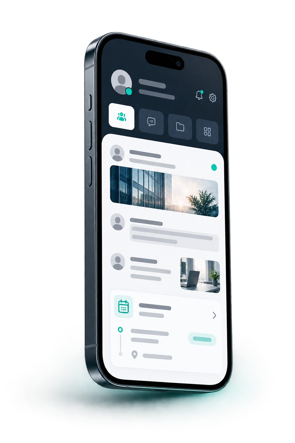 A modern intranet mobile experience designed by I.T.DEVZ